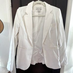 White linen jacket
